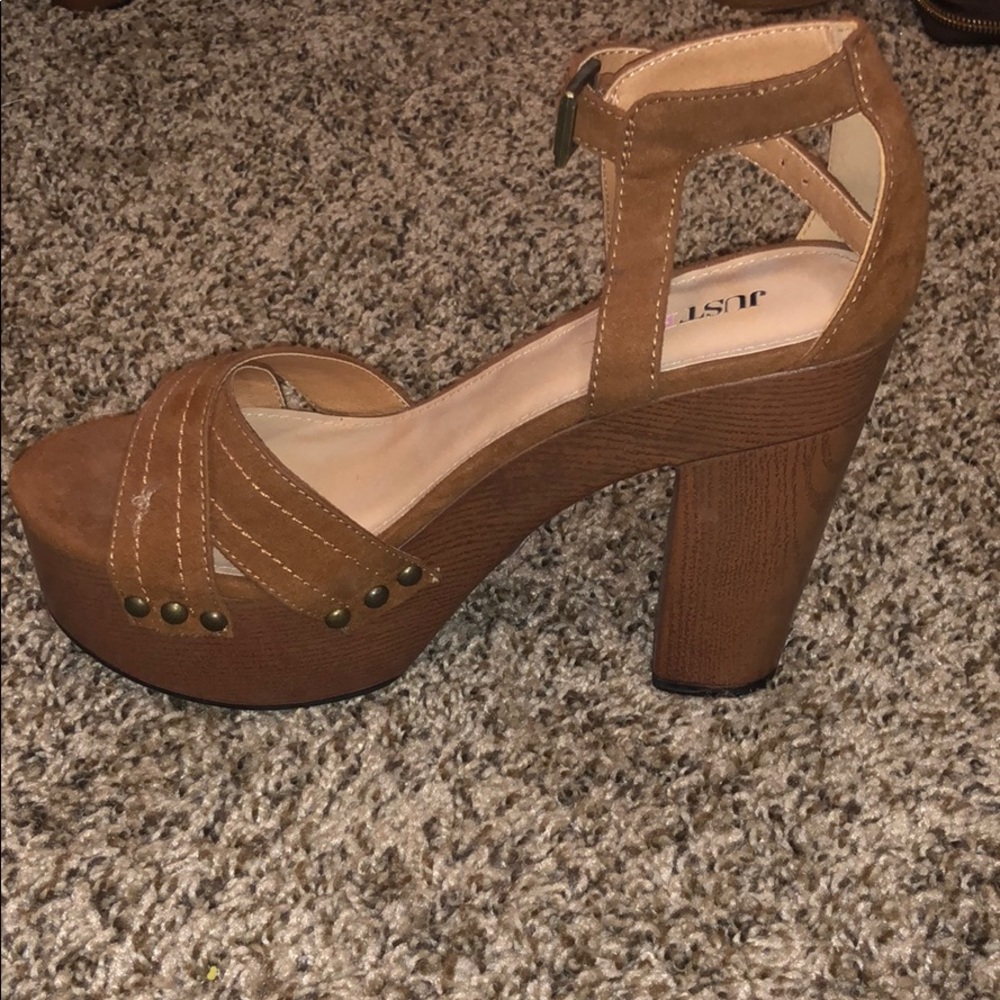 Brown heels